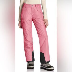 NEW TSLA Plum Winter Snow Pants Waterproof Insulated Hook Loop Waist NWT L Pink